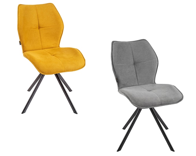 Upholstered Chair - Swivel Rotating Modern chair-dining chairs, GOLD LABEL