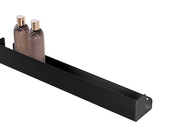 Black modern shower shelf Pescara 40cm|60cm