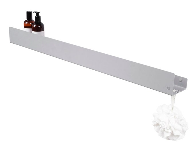 Gray modern shower shelf ISLA 40cm|60 cm