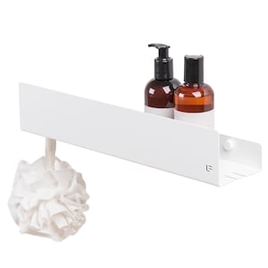 Étagère de douche blanche 70 cm (27,56 pouces) ISLA, étagère de douche blanche 70 cm (27,56 pouces), accessoires de salle de bain, accessoires de salle de bain, salle de bain, GOLD LABEL