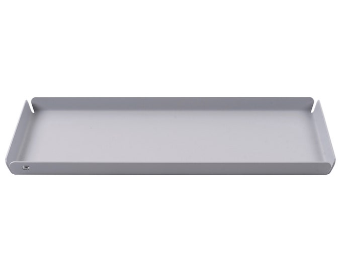 Gray small bathroom tray ARIA, Bathroom tray, bathroom accessories, bathroom tray, bathroom, GOLD LABEL