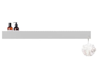 Gray Modern Shower Shelf Bathroom Accessory ISLA 90 cm (35.43 inches), GOLD LABEL