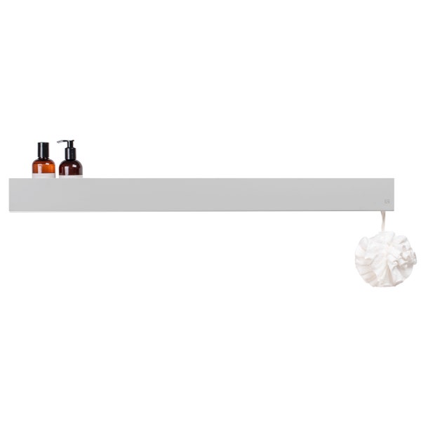 Gray Modern Shower Shelf Bathroom Accessory ISLA 90 cm (35.43 inches), GOLD LABEL