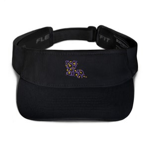 Louisiana Leopard Print Visor | Tennis Visor