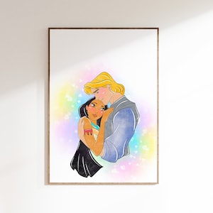 Pocahontas Wall Print / Pocahontas Digitale Download / Pocahontas Wall Art / Pocahontas Home Decor / Pocahontas Artwork / Pocahontas Poster