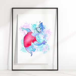 Elemental Wade Wall Print / Elemental Wade Wall Art / Elemental Wade Bedroom / Elemental Wade Digital Decor / Elemental Wade Artwork