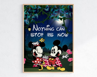 ミッキー＆ミニー ランナウェイ レールウェイ「Nothing Can Stop Us Now」インスピレーション ウォール アート / ミッキー ミニー ハリウッド スタジオ / ミッキーズ ミニー ランナウェイ レールウェイ