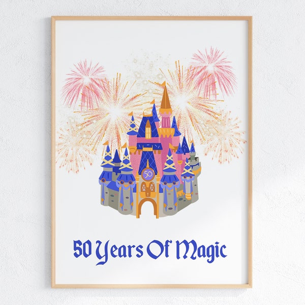 50 Years of Magic Etsy