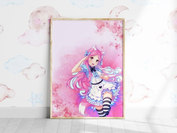 Kawaii Anime Girl Posters Online - Shop Unique Metal Prints, Pictures,  Paintings