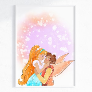 Thumbelina Wall Print / Thumbelina Wall Art / Thumbelina Home Decor / Thumbelina Artwork / Thumbelina Digital Download / Thumbelina Poster