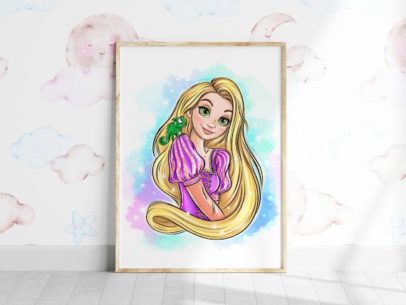 PASCAL RAPUNZEL TANGLED MOVIE SINGLE LIGHT SWITCH PLATE GIRLS ROOM  DECORATION