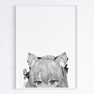 Help Me - Sad Anime Girl | Art Board Print