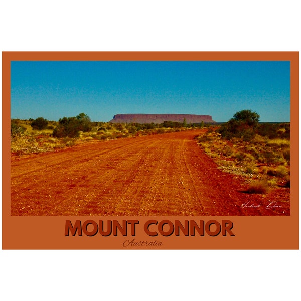 Mount Connor, Australian Landscape, Australian Travel Photo, Travel Print, Kata Tjuta National Park, Alice Springs, Northen Territory