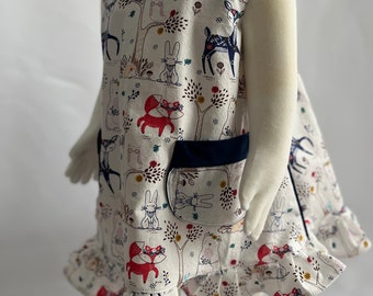 Handmade Toddler Dress and Bloomers Set Toddler Dress and Bloomers Animal Theme, 1-2 day Ship