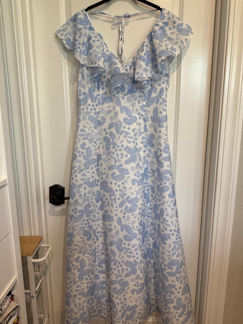 MSRP 319 | FREE PEOPLE Hansen & Gretel Henrietta Maxi Dress Size M | Same Day Ship image 2