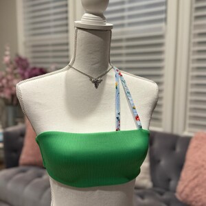 NWOT Our From Under by Urban Outfitters Bando w/ Upcycled Straps Size XS/S image 2