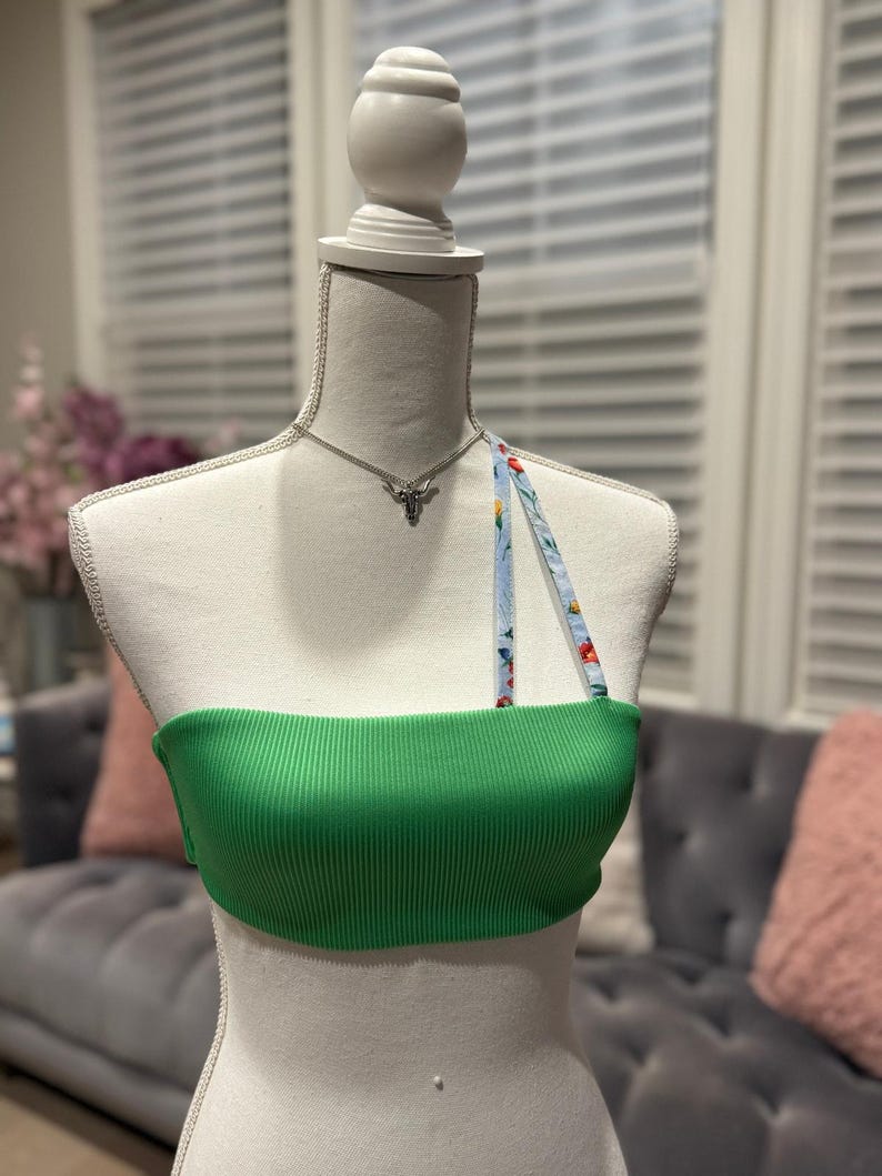 NWOT Our From Under by Urban Outfitters Bando w/ Upcycled Straps Size XS/S image 2