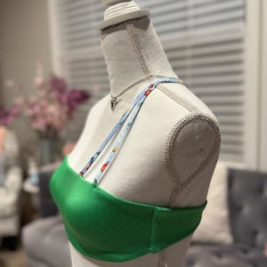NWOT Our From Under by Urban Outfitters Bando w/ Upcycled Straps Size XS/S image 3