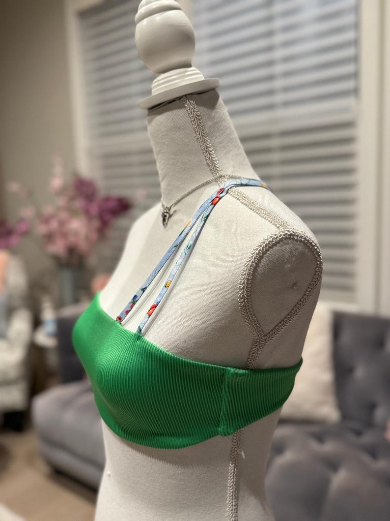 NWOT Our From Under by Urban Outfitters Bando w/ Upcycled Straps Size XS/S image 3