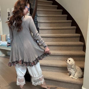 MSRP: 108 | UPCYCLED Free People We The Free Raw Seam Cotton Tunic Dress – XS image 8