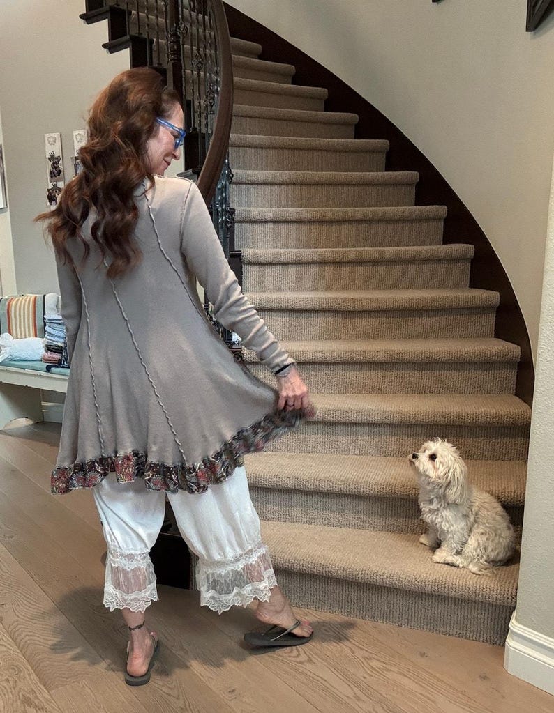 MSRP: 108 | UPCYCLED Free People We The Free Raw Seam Cotton Tunic Dress – XS image 8