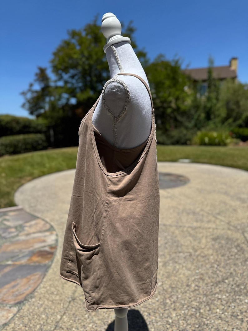 Upcycled NWOT Free People Movement Mini Dress Size S-M | SAME Day Ship image 5