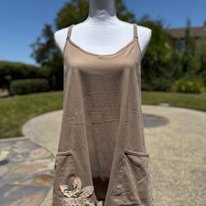 Upcycled NWOT Free People Movement Mini Dress Size S-M | SAME Day Ship image 2