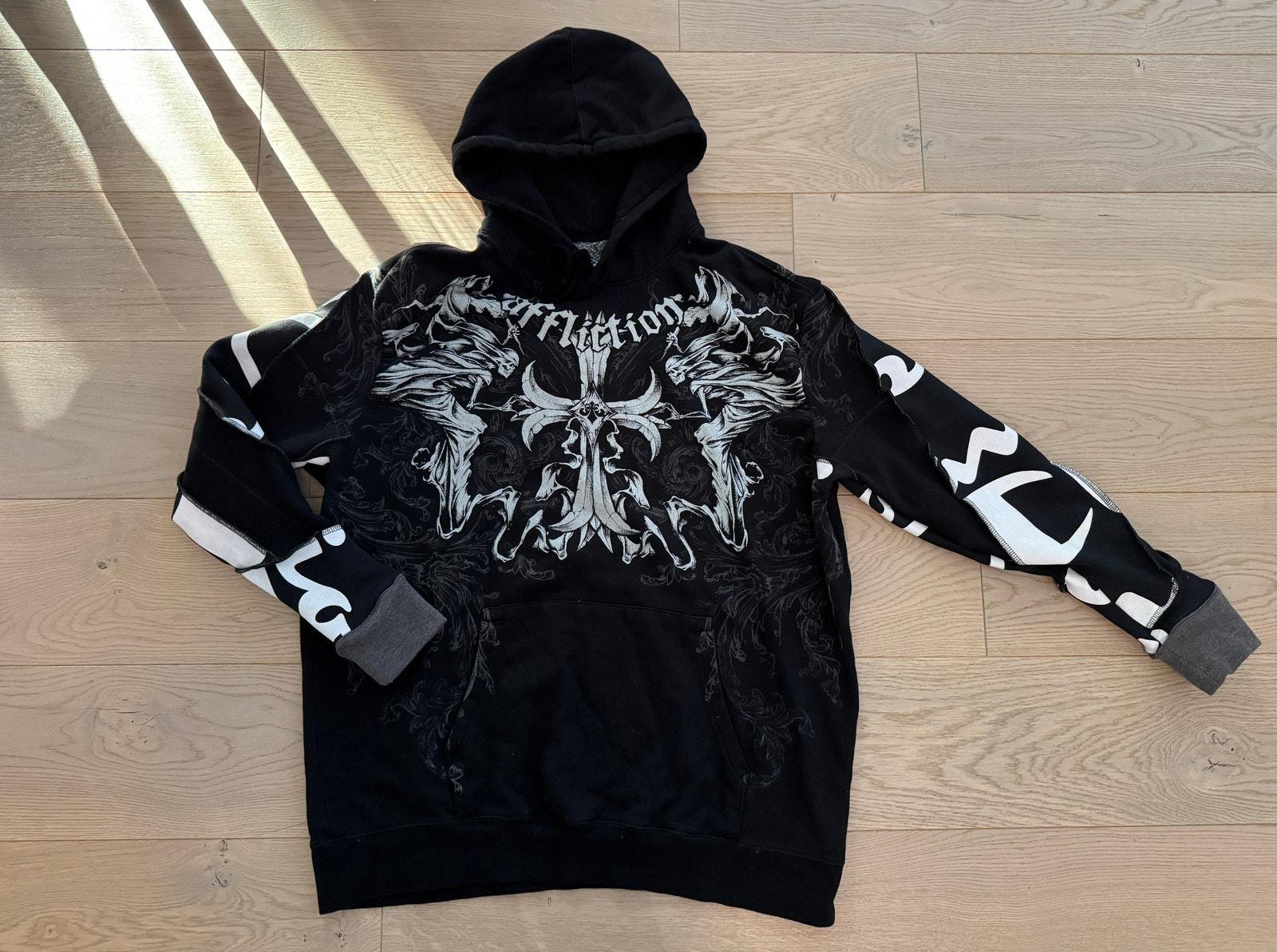 Buy Affliction Hoodie Online In India - Etsy India
