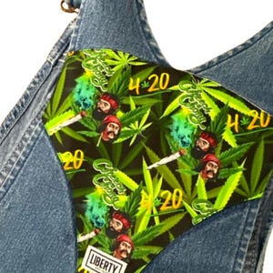 Upcycled Classic Liberty® Overalls Bib Overalls Unisex Size S | SAME DAY SHIP