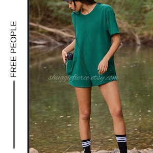 Precio de venta sugerido: 60 / Mono corto Free People FP Movement Hot Shot / Talla S-M / Verde Heritage imagen 1