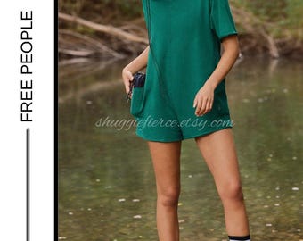 MSRP 60 | Free People FP Movement Hot Shot Romper | Size S-M | Heritage Green