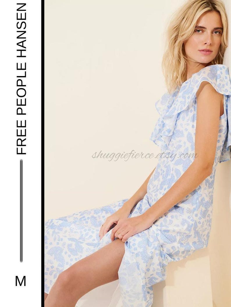 MSRP 319 | FREE PEOPLE Hansen & Gretel Henrietta Maxi Dress Size M | Same Day Ship image 1