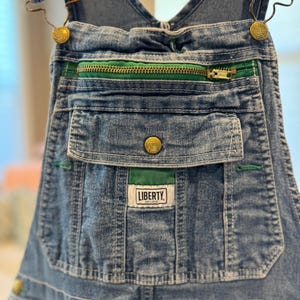 Salopette classique Liberty® recyclée Salopette à bretelles unisexe Taille S | EXPÉDITION LE MÊME JOUR