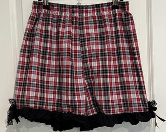 Calzoncillos bóxer a cuadros reciclados para mis chicas, talla S/M / Envío el mismo día o al día siguiente
