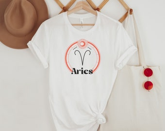 Aries Shirt | Zodiac Sign Shirt | Celestial Shirt | Star Sign Shirt