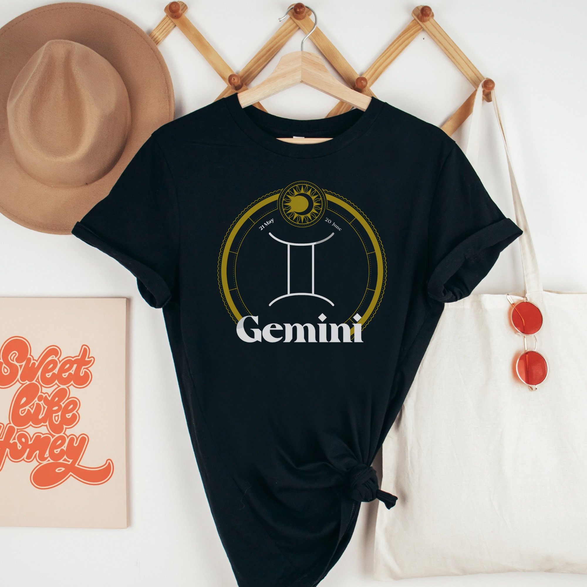 Gemini Zodiac Sign Unisex Jersey Short Sleeve Tee