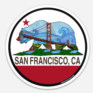 San Francisco Flag sticker