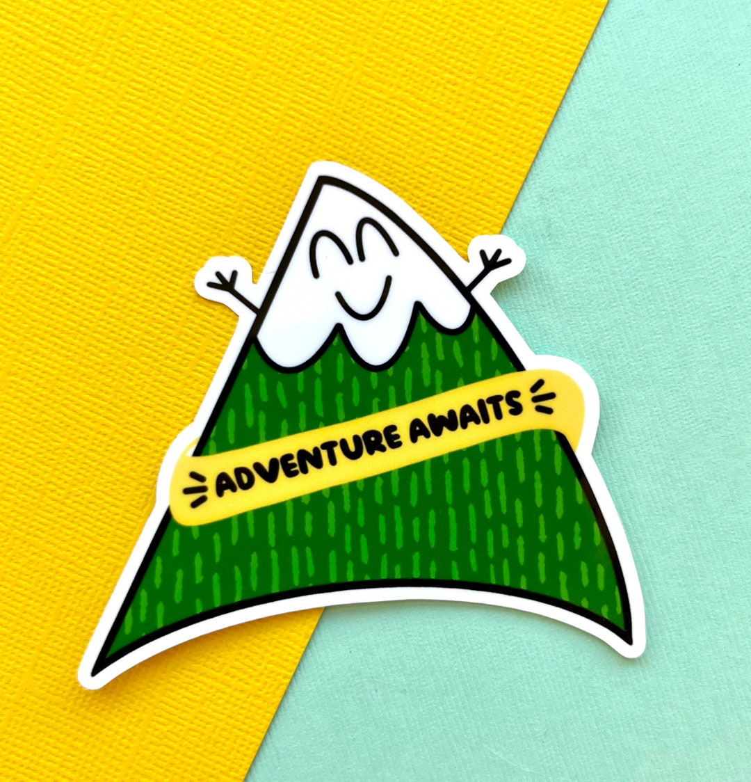 Adventure Awaits Sticker, Journal Sticker, Water Bottle Sticker - Etsy