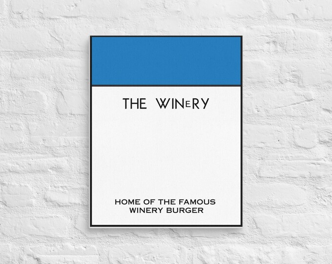 The Winery Canvas