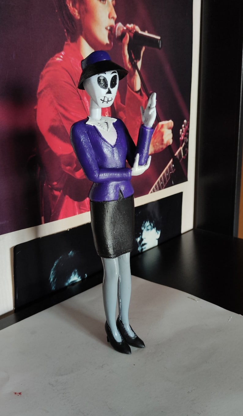 GRIM FANDANGO - MECHE Fan Art - 3D Printed - 20 cm approx or height of your choice - Lucasarts Lucasfilm image 3