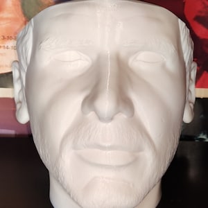 Indiana Jones Head - Fan Art - Levensgroot 3D-geprint - Lucasarts Lucasfilm