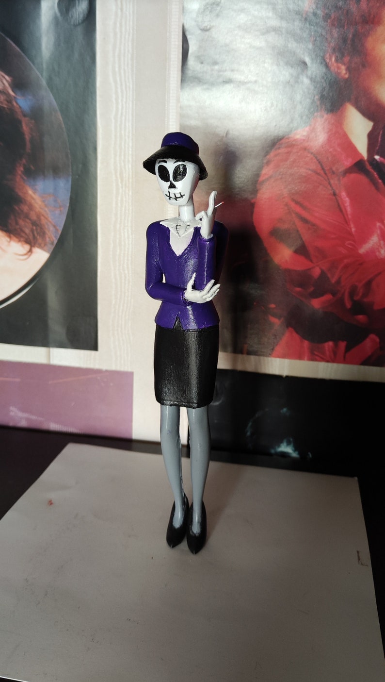 GRIM FANDANGO - MECHE Fan Art - 3D Printed - 20 cm approx or height of your choice - Lucasarts Lucasfilm image 2