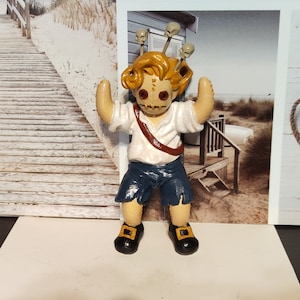 Monkey Island 2 Voodoo doll - Fan Art - GUYBRUSH - 3D Printed - 15 cm tall approx - Lucasarts Lucasfilm