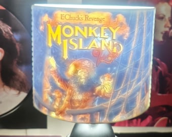 MONKEY ISLAND 2 - LeChuck's Revenge Lamp - Fan Art - 3D Printed - Lucasarts Lucasfilm
