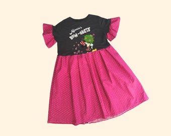 Minnie Mouse Inspired Tee Dress // Disneyland // Disney World // Womens Large // Ready to Ship // Magic Kingdom //Flowers // Garden
