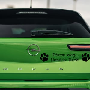 Aufkleber Pfoten Auto Hunde Sticker Katzen Tatze Emblem Hund Tier Herz  Schwarz