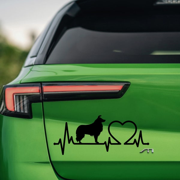 Aufkleber Border Collie Herzschlag Autoaufkleber Sticker