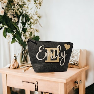 Kosmetiktasche Schminktasche Kulturtasche Personalisiert Geschenk Oma Mama Freundin