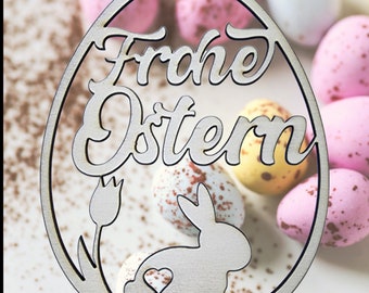 Osterhänger Osterdeko Ostern Deko Easter SVG DXF DATEI Laser Cut