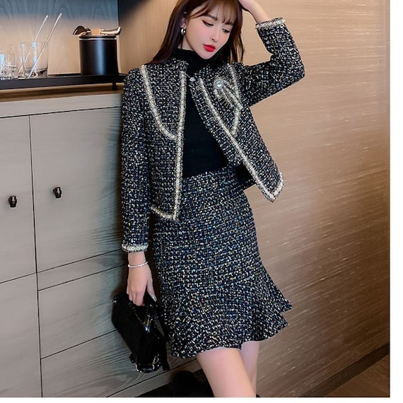CHANEL Tweed Skirt Suits Suits & Suit Separates for Women for sale